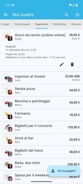 Pagamenti
