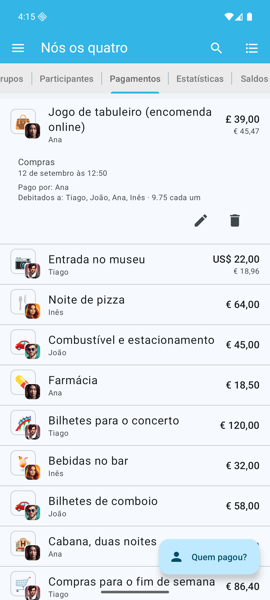 Pagamentos